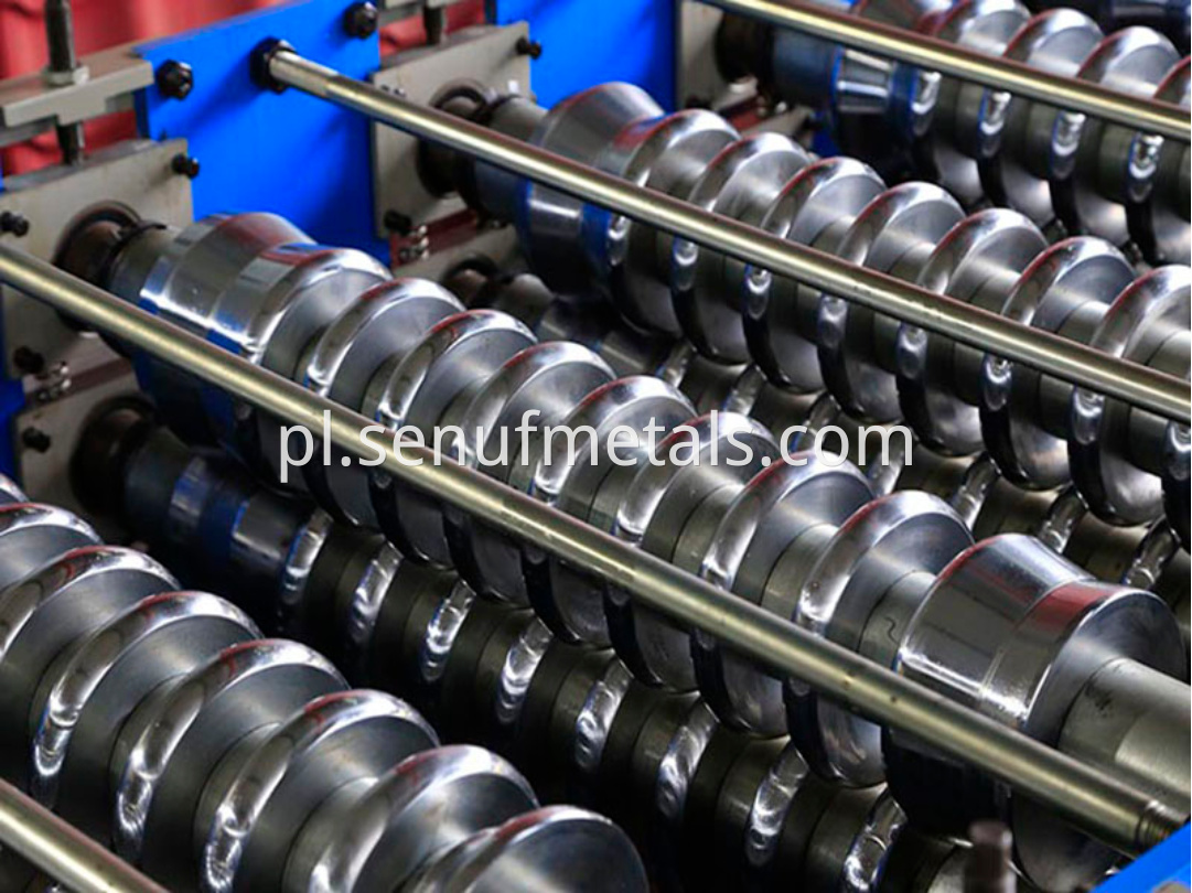 Corrugated forming machine rollers